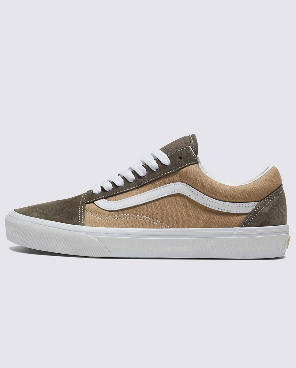 OLD SKOOL - CANVAS/SUEDE BLOCK BROWN SALE – Atacama Surf Shop