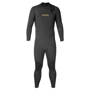 Open image in slideshow, XCEL COMP FULLSUIT 4/3MM BLACK
