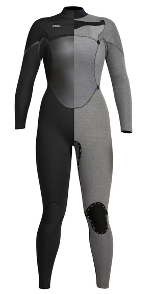 WOMENS AXIS X FRONT ZIP FULL WETSUIT 4 3 SALE
