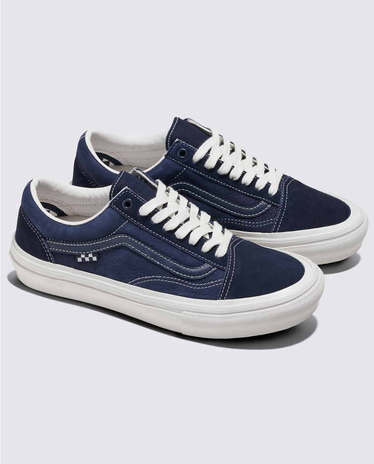 Vans vintage old skool blue hotsell