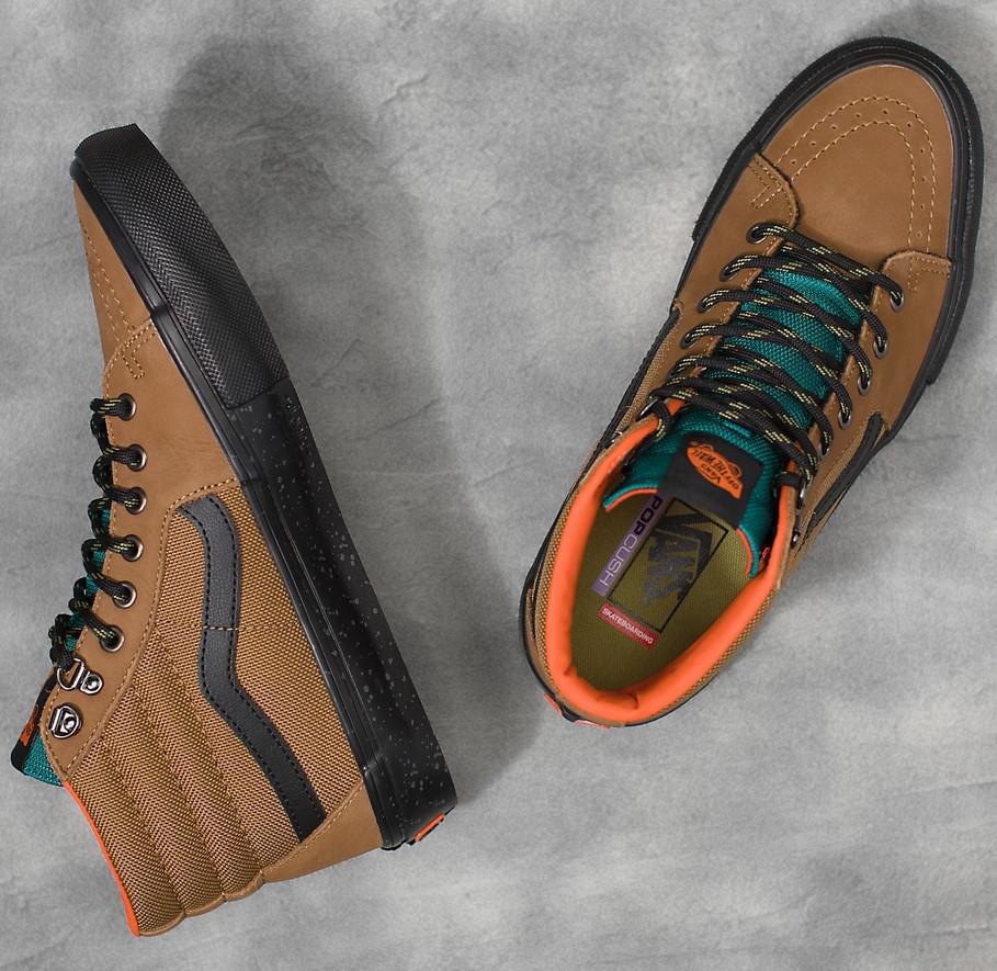 Bmx Vans Sk8 Hi Gum Bumper SKATE SK8-HI OUTDOOR BROWN/BLACK SALE