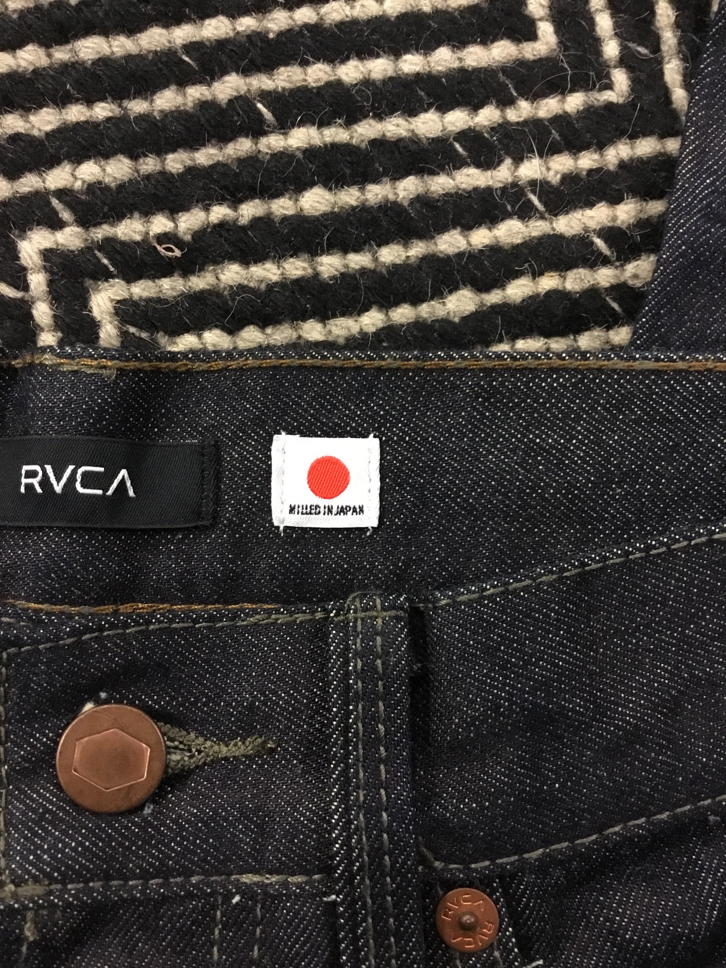 RVCA NEW DAWN MODERN STRAIGHT FIT DENIM (MILLED IN JAPAN)